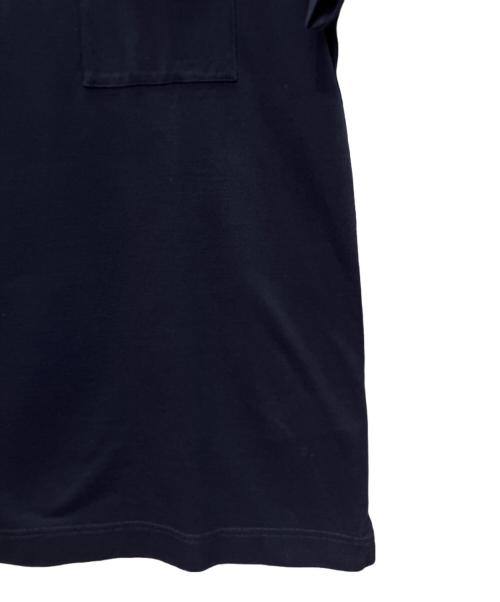 HERMES（エルメス）HERMES (エルメス) 鹿の子 ポケットTシャツ ネイビー サイズ:XSの古着・服飾アイテム