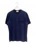 HERMES（エルメス）の古着「鹿の子 ポケットTシャツ」｜ネイビー