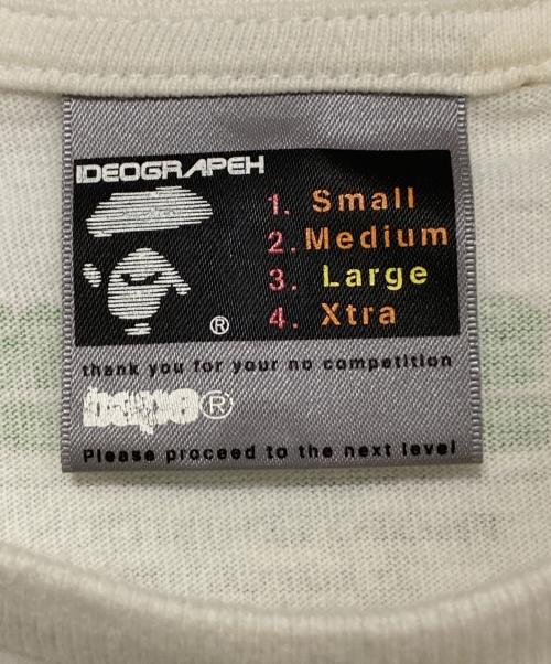 A BATHING APE（アベイシングエイプ）A BATHING APE (ア ベイシング エイプ) フォトTシャツ/00's ×SHAWN MORTENSE/ ホワイト サイズ:Lの古着・服飾アイテム