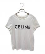 CELINEセリーヌ）の古着「コットンロゴTシャツ」｜ホワイト