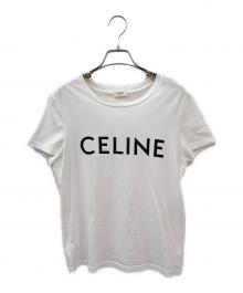 CELINE（セリーヌ）の古着「コットンロゴTシャツ」｜ホワイト