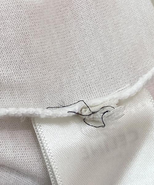 CELINE（セリーヌ）CELINE (セリーヌ) コットンロゴTシャツ ホワイト サイズ:Sの古着・服飾アイテム