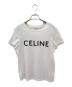 CELINE（セリーヌ）の古着「コットンロゴTシャツ」｜ホワイト