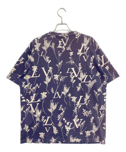 LOUIS VUITTON（ルイ ヴィトン）LOUIS VUITTON (ルイ ヴィトン) LVリーフディスチャージTシャツ ネイビー サイズ:XLの古着・服飾アイテム