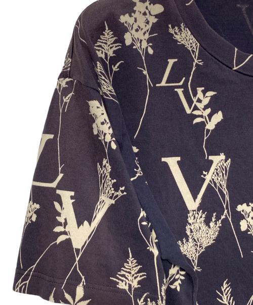 LOUIS VUITTON（ルイ ヴィトン）LOUIS VUITTON (ルイ ヴィトン) LVリーフディスチャージTシャツ ネイビー サイズ:XLの古着・服飾アイテム
