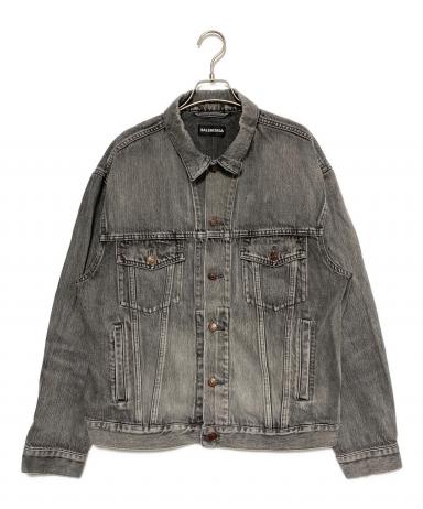BALENCIAGA ダークグレー デニムジャケット 中古・古着通販】BALENCIAGA (バレンシアガ) デニムジャケット