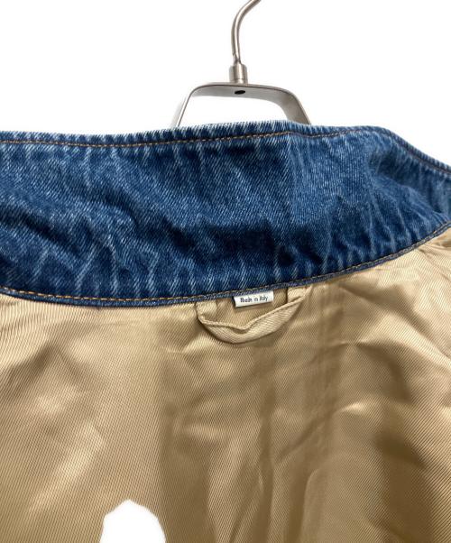 GUCCI（グッチ）GUCCI (グッチ) Gucci Ribbon Wash Denim Jacket For Men Navy / ホースビット デニム ジャケット サイズ:48の古着・服飾アイテム