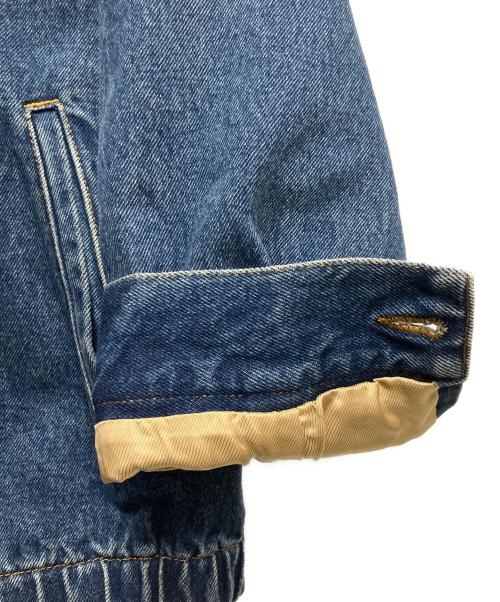 GUCCI（グッチ）GUCCI (グッチ) Gucci Ribbon Wash Denim Jacket For Men Navy / ホースビット デニム ジャケット サイズ:48の古着・服飾アイテム