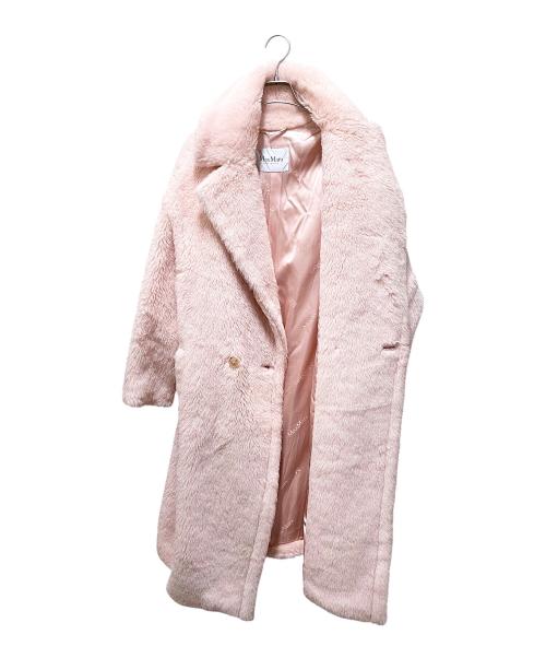 MaxMara（マックスマーラ）MaxMara (マックスマーラ) テディベアコート/テッドガール ピンク サイズ:Sの古着・服飾アイテム