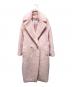 MaxMara（マックスマーラ）の古着「テディベアコート/テッドガール」｜ピンク