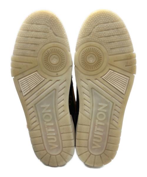 LOUIS VUITTON（ルイ ヴィトン）LOUIS VUITTON (ルイ ヴィトン) LVトレイナーラインスニーカー ブラウン サイズ:７の古着・服飾アイテム