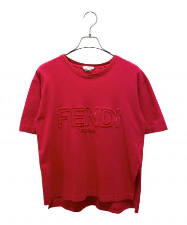 FENDI フェンディ 袖ロゴテープカットソー 黒 ブラック XS フロントロゴ 楽天市場】FENDI フェンディ 半袖Tシャツ FS7254 AK6J レディース ロゴ