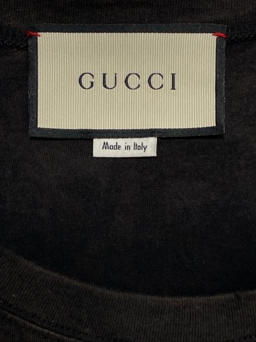 GUCCI（グッチ）GUCCI (グッチ) タイガー刺繍Tシャツ ブラック サイズ:Mの古着・服飾アイテム