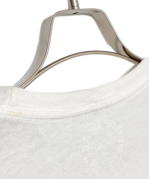 CHROME HEARTS（クロムハーツ）CHROME HEARTS (クロムハーツ) ネックロゴロングスリーブTシャツ ホワイト サイズ:Mの古着・服飾アイテム