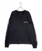 CHROME HEARTSクロムハーツ）の古着「スクロールラベルポケットTシャツ」｜ブラック