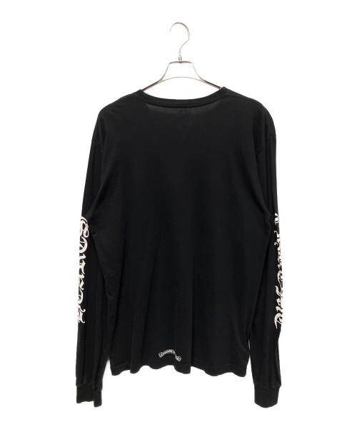 CHROME HEARTS（クロムハーツ）CHROME HEARTS (クロムハーツ) アームネックロゴTシャツ ブラック サイズ:XLの古着・服飾アイテム