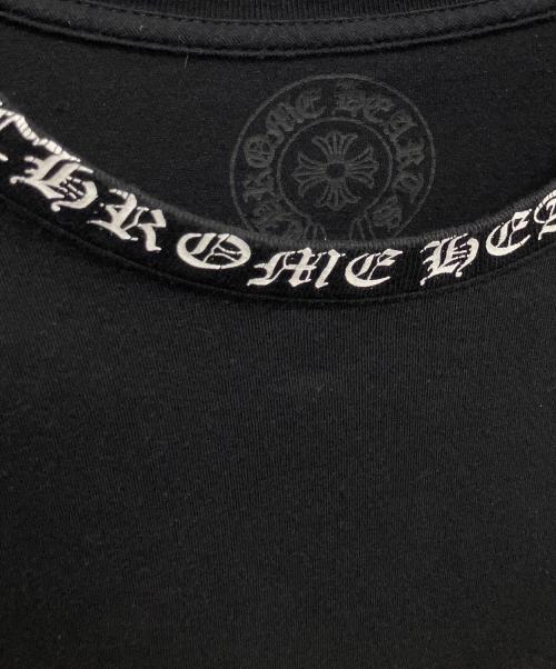 CHROME HEARTS（クロムハーツ）CHROME HEARTS (クロムハーツ) アームネックロゴTシャツ ブラック サイズ:XLの古着・服飾アイテム