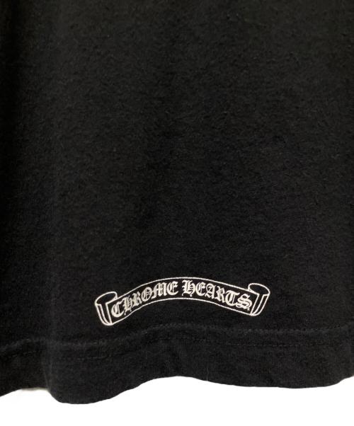 CHROME HEARTS（クロムハーツ）CHROME HEARTS (クロムハーツ) アームネックロゴTシャツ ブラック サイズ:XLの古着・服飾アイテム