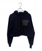 LOEWEロエベ）の古着「アナグラムパッチクロップドパーカー」｜ブラック