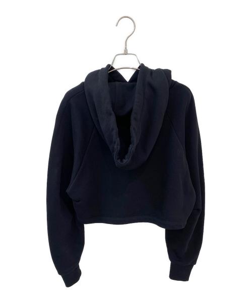 LOEWE（ロエベ）LOEWE (ロエベ) アナグラムパッチクロップドパーカー ブラック サイズ:XSの古着・服飾アイテム