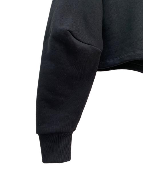 LOEWE（ロエベ）LOEWE (ロエベ) アナグラムパッチクロップドパーカー ブラック サイズ:XSの古着・服飾アイテム