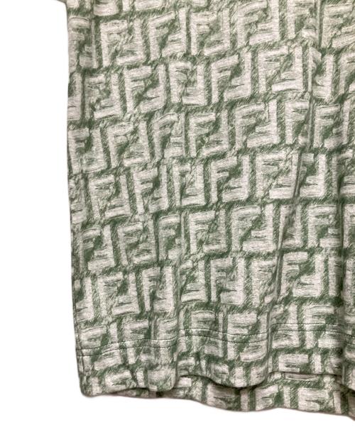 FENDI（フェンディ）FENDI (フェンディ) ズッカTシャツ/FFロゴカットソー グリーン サイズ:Mの古着・服飾アイテム