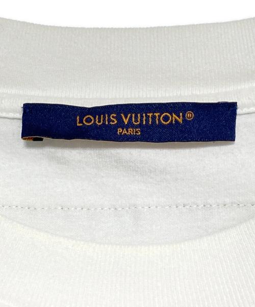 LOUIS VUITTON（ルイ ヴィトン）LOUIS VUITTON (ルイ ヴィトン) エンボスロゴTシャツ ホワイト サイズ:Lの古着・服飾アイテム