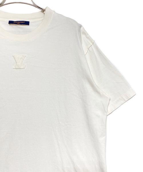 LOUIS VUITTON（ルイ ヴィトン）LOUIS VUITTON (ルイ ヴィトン) エンボスロゴTシャツ ホワイト サイズ:Lの古着・服飾アイテム