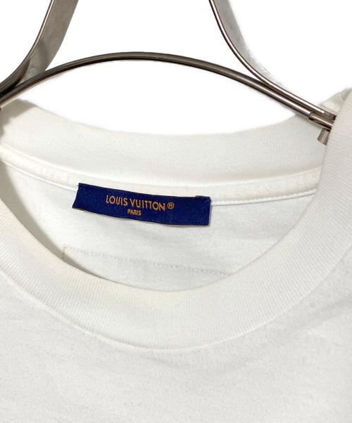LOUIS VUITTON（ルイ ヴィトン）LOUIS VUITTON (ルイ ヴィトン) エンボスロゴTシャツ ホワイト サイズ:Lの古着・服飾アイテム