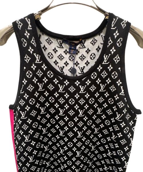 LOUIS VUITTON（ルイ ヴィトン）LOUIS VUITTON (ルイ ヴィトン) モノグラムノースリーブワンピース ブラック サイズ:S 未使用品の古着・服飾アイテム