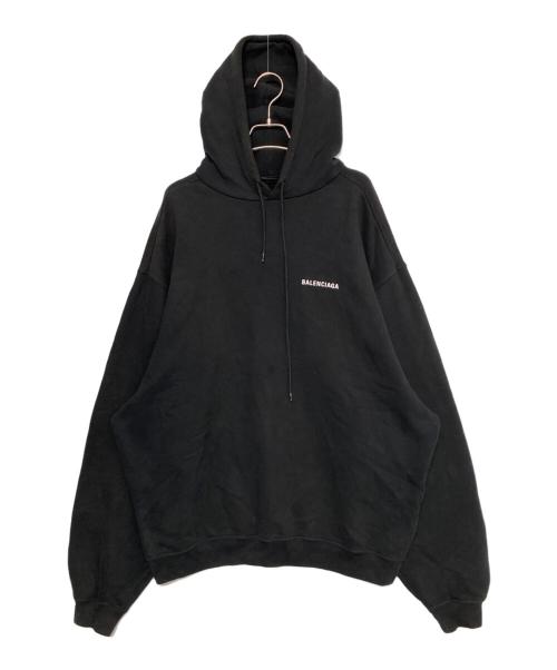 BALENCIAGA（バレンシアガ）BALENCIAGA (バレンシアガ) ロゴパーカー ブラック サイズ:XXSの古着・服飾アイテム