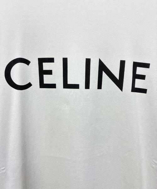 CELINE（セリーヌ）CELINE (セリーヌ) ロゴルーズTシャツ ホワイト サイズ:XSの古着・服飾アイテム