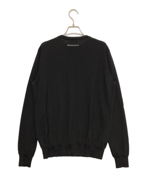 BALENCIAGA（バレンシアガ）BALENCIAGA (バレンシアガ) ロゴニット ブラック サイズ:Sの古着・服飾アイテム