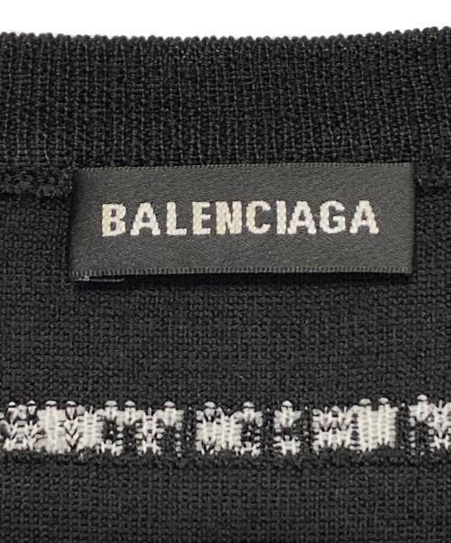 BALENCIAGA（バレンシアガ）BALENCIAGA (バレンシアガ) ロゴニット ブラック サイズ:Sの古着・服飾アイテム