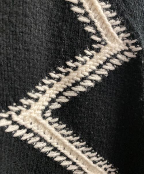 CHANEL（シャネル）CHANEL (シャネル) ジップアップニットブルゾン ブラック サイズ:34の古着・服飾アイテム