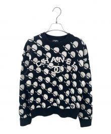 CHANEL（シャネル）の古着「P77 ココマーク ロゴニット」｜ブラック