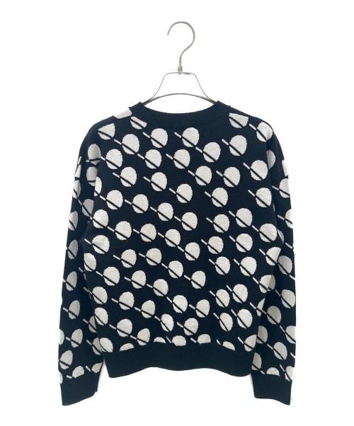 CHANEL（シャネル）CHANEL (シャネル) P77 ココマーク ロゴニット ブラック サイズ:34の古着・服飾アイテム