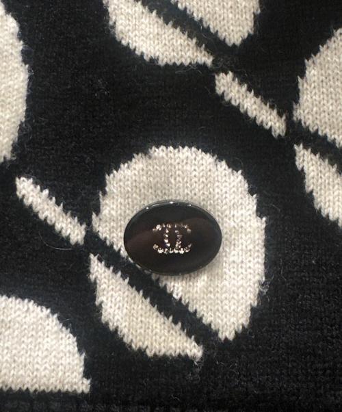 CHANEL（シャネル）CHANEL (シャネル) P77 ココマーク ロゴニット ブラック サイズ:34の古着・服飾アイテム