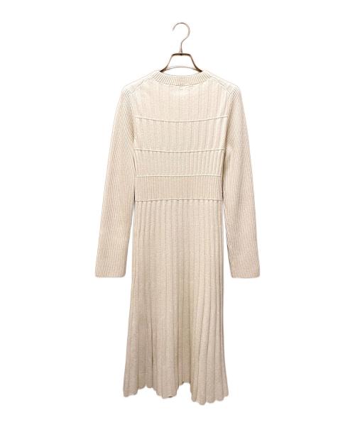 CHANEL（シャネル）CHANEL (シャネル) ニットワンピース ベージュ サイズ:36の古着・服飾アイテム