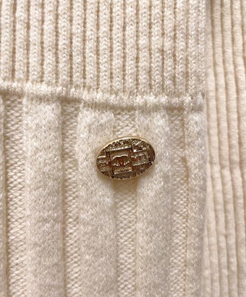 CHANEL（シャネル）CHANEL (シャネル) ニットワンピース ベージュ サイズ:36の古着・服飾アイテム