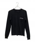 CHROME HEARTSクロムハーツ）の古着「アーチロゴロングスリーブカットソー」｜ブラック