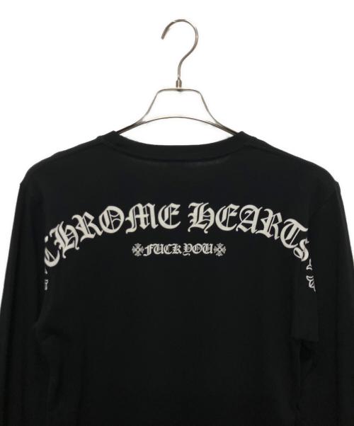 CHROME HEARTS（クロムハーツ）CHROME HEARTS (クロムハーツ) アーチロゴロングスリーブカットソー ブラック サイズ:Sの古着・服飾アイテム