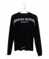 CHROME HEARTS (クロムハーツ) アーチロゴロングスリーブカットソー ブラック サイズ:S：55000円