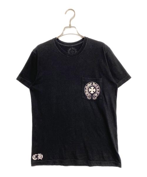 CHROME HEARTS（クロムハーツ）CHROME HEARTS (クロムハーツ) バックロゴポケットTシャツ ブラック サイズ:Mの古着・服飾アイテム