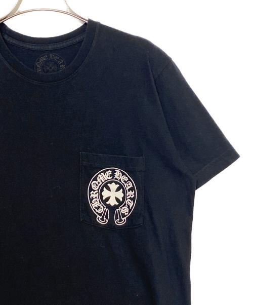CHROME HEARTS（クロムハーツ）CHROME HEARTS (クロムハーツ) バックロゴポケットTシャツ ブラック サイズ:Mの古着・服飾アイテム