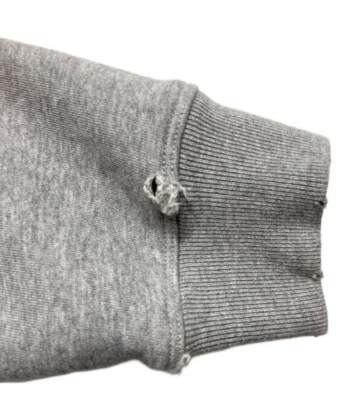 LOEWE（ロエベ）LOEWE (ロエベ) アナグラムダメージ加工スウェット/ディストレスド アナグラム スウェットシャツ グレー サイズ:Sの古着・服飾アイテム