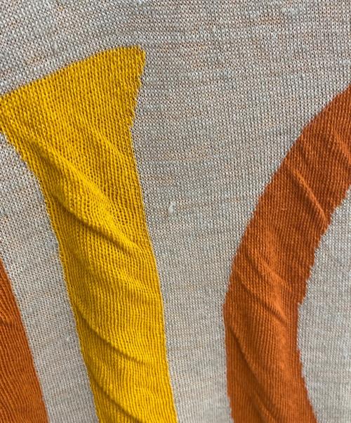 LOEWE（ロエベ）LOEWE (ロエベ) リネンコットンロゴニット カーキ サイズ:Sの古着・服飾アイテム