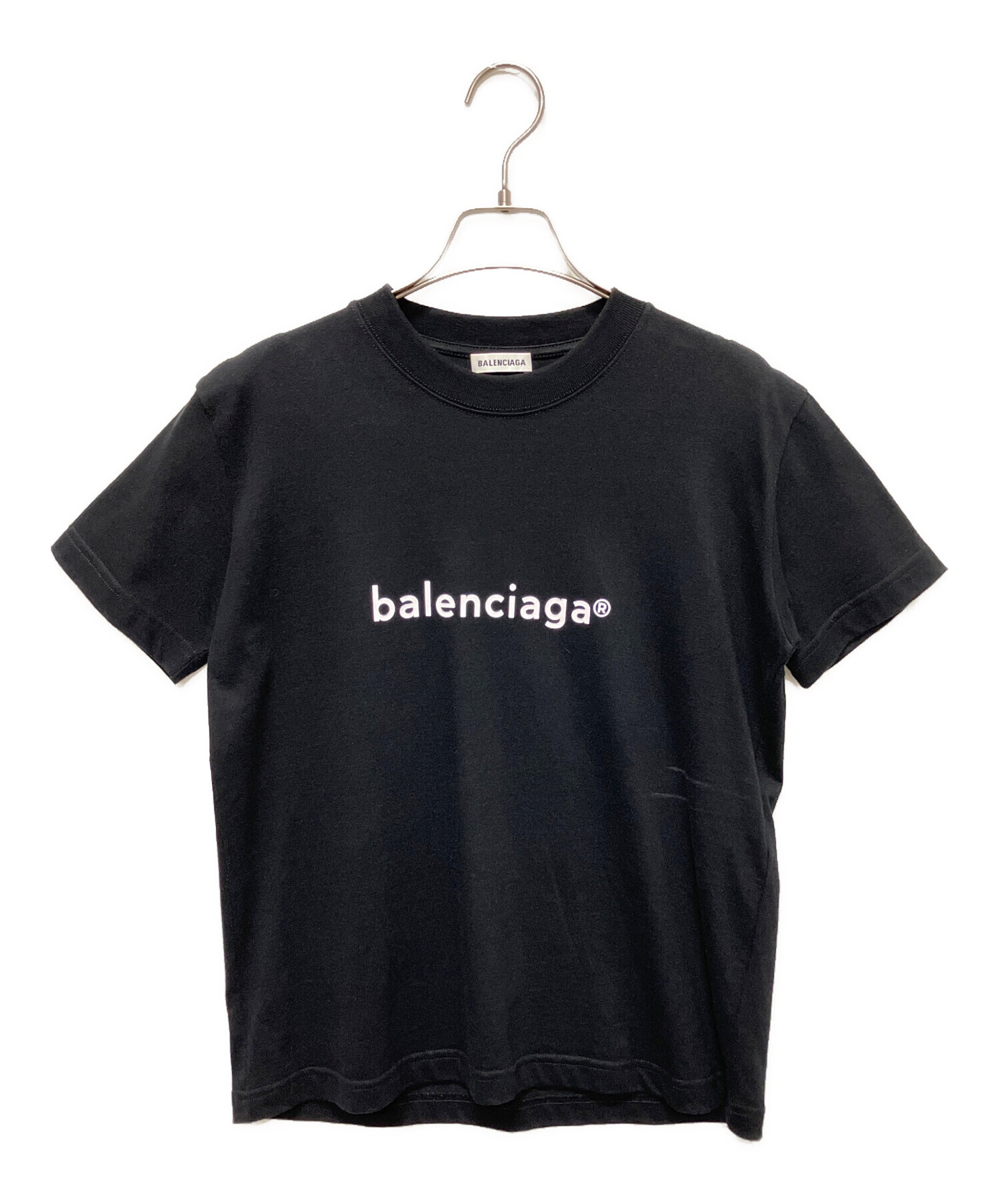 BALENCIAGA グラフィティ Tシャツ L ブラック BALENCIAGA(バレンシアガ)グラフィックTシャツ ブラック BALENCIAGA