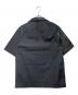PRADA (プラダ) オープンカラーロゴシャツ ブラック サイズ:XS：70000円