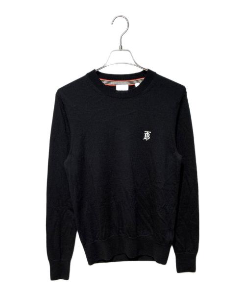 BURBERRY（バーバリー）BURBERRY (バーバリー) TBロゴニット ブラック サイズ:Sの古着・服飾アイテム